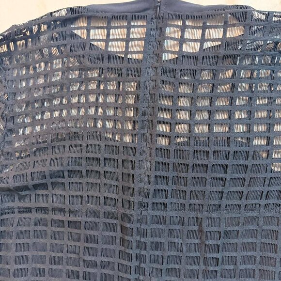 K. Jordan SIZE MEDIUM black long-sleeved cage design dress, lined - Picture 5 of 14